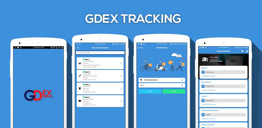GDEX mobile app