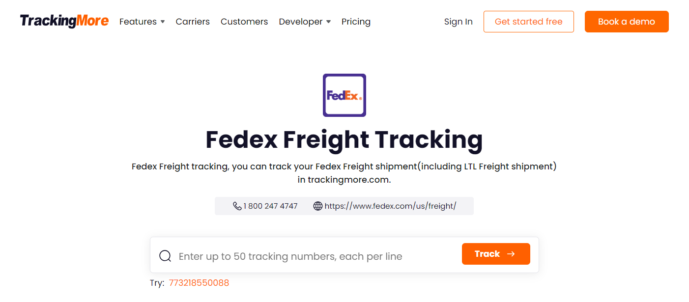 fedex ground freight tracking
