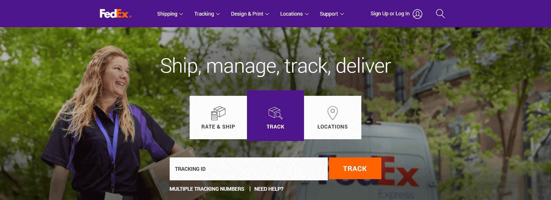 FedEx website
