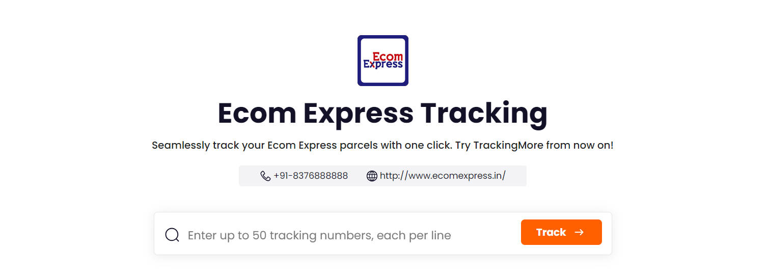 TrackingMore Ecom tracking page