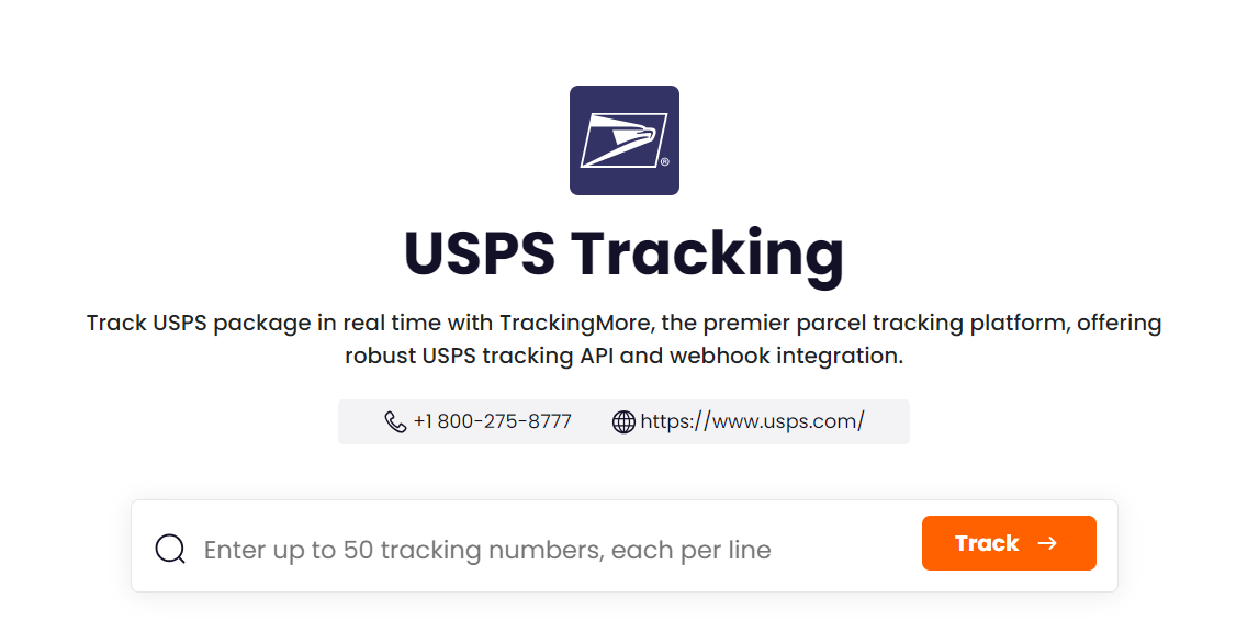 USPS tracking page
