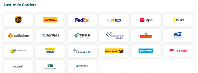 YunExpress last-mile carrier partners